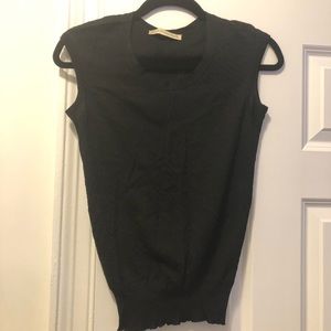 Vintage Black Silk Knit Balenciaga Top